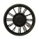 Wall clock, series: interior, "Gothic", D-44 cm