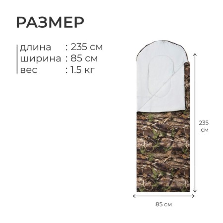 SPAL SP2XL, blanket, 2 layers, right, 235x85 cm, +5/ +20 ° C-2