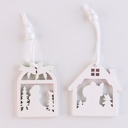 Set of New Year's pendants, 12 pcs., Mix-6