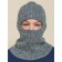 Children's hat, size 51-52, gray color
