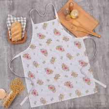Apron of Dolyana Roses On Linen 60x70 cm, 100% cotton, miter 164 g/m2