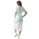 Female dress "in the moment", size 44, white color