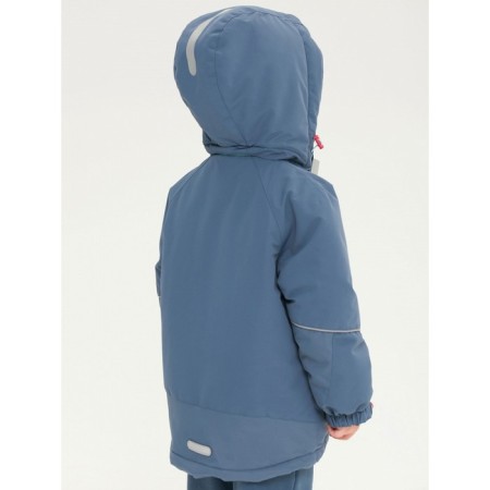 Jacket for girls, height 104 cm, dark gray color-3