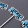 Set for decorating the Cake "Bus", in a set of 6 pcs.