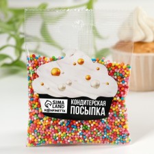 Sprinking soft: red, white, green, blue, yellow, 50 g.