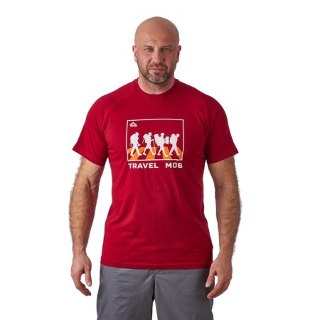 T -shirt Payer Travel Mob, size 42, Bordeaux color