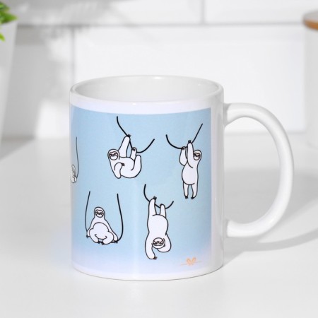 Sublimation mug "I see you, you do not work", 320 ml, with application-2