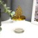 Glass of glass for 1 candle "Royal pattern" gold 11x5.5x5.5 cm