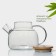 Bellatenero teapot "Eco", 1 l, bamboo cover, metal filter, glass