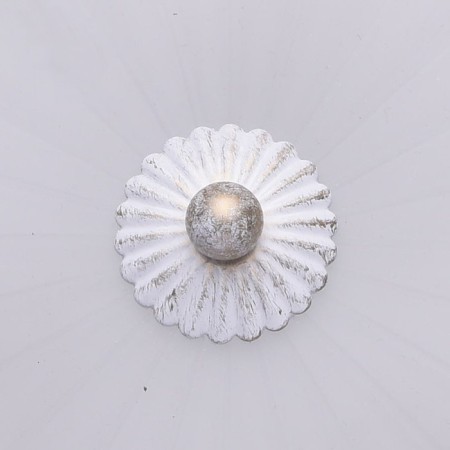 Ariadne chandelier, 3x60W E27, white, golden 37x37x14 cm-5
