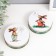 Casket Metal Circle "Bunny with Flower/Sings" 9.5x9.5x3 cm, mix