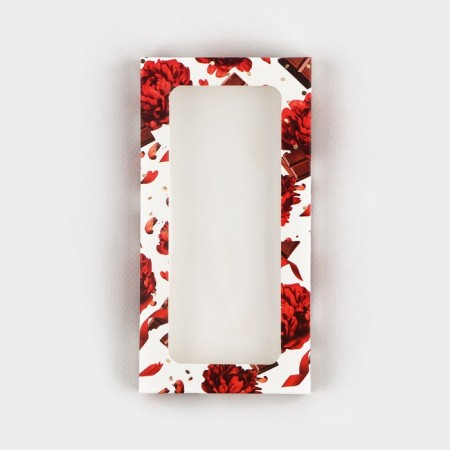 Box for chocolate "for you", with a window, 17.3 × 8.8 × 1.5 cm-1