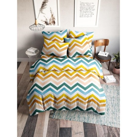 Bed linen 1.5 joint venture "Meander", size 145x215 cm, 145x215 cm, 70x70 cm - 2 pcs