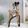 Souvenir Polystone SPREASE "Children on the hill, with jugs" White-gold 19.5x10x35 cm