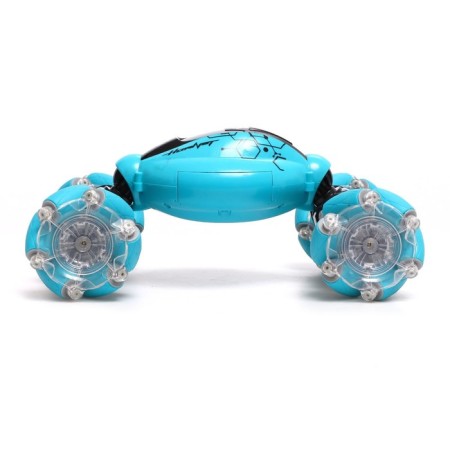 Crow in the radio -controlled Climber, 1:16, 4WD, light effects, works on the battery, the color is blue-3