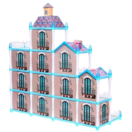 House for dolls "Winter Palace" with a doll, pets and accessories-14