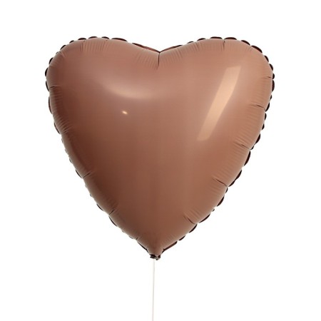 Foil ball 19 "Heart", mystic Latte