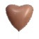 Foil ball 19 "Heart", mystic Latte