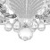 Chandelier 55647/400 CR chrome 4x40W E14 LED PDU 40x40x21cm