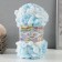 Yarn "Puffy Color" 100 % micropoliester 9m/100g (5924 blue)