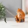 Souvenir Polystone Lac "Red cat on fishing" 12.5x10x18 cm
