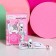 New Year's gift set, headphones and holder for wires Happy Meow Year, microphone, 1.2 m
