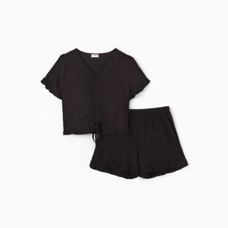Pajama female (T -shirt and shorts) KAFTAN BLACK p. 52-54-1