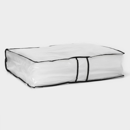 Cofr for storing things, 53 × 45 × 15 cm, transparent, color castle mix-1