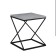 Table Loofing DQ Teaser Nut, 500*500*532, concrete chicago, m/k black chip