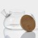 Glass teapot with a bamboo lid and a metal filter Bellatenero Eco, 600 ml, 18 × 12 × 10 cm