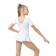 A swimsuit for gymnastics and dancing Grace Dance, p. 36, white color