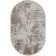 Oval carpet kardlen marmaris, size 145x230 cm, color Gry/D.Beige