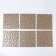 Aqua Stone floor modular coating, 34 × 34 cm, 6 pcs in packaging, beige color