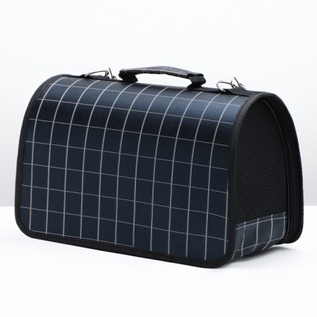 Bag - Animal Carriage "Cell", black, size S, 37 x 20x 24 cm-2