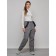 Semi-combinezone Dataled female, size 60, light-gray color