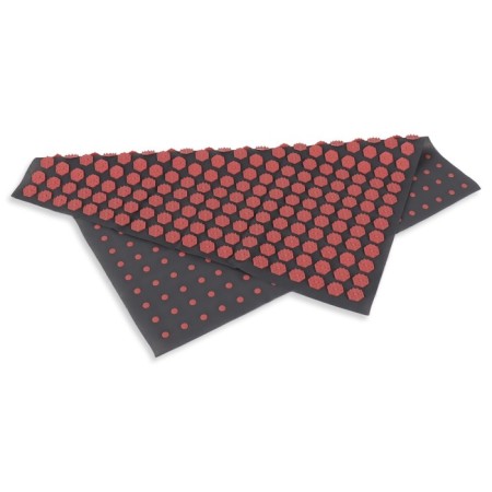 Iplikator-river, the basis of Spanbond, 360 modules, 56 × 62 cm, dark gray/red color-2