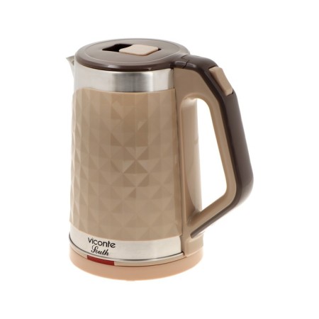 Electric kettle Viconte VC-3295, plastic, fire, 2 l, 2000 watts, beige-1