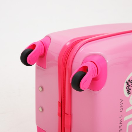 Small suitcase 16 "on lightning, pink color-5
