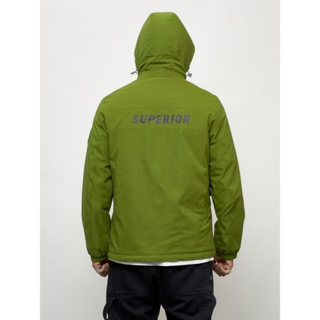 Sports male jacket, size 48, green color-8