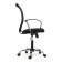 The chair of the operator Brabix Spring MG-308, with armrests, chrome, black fabric