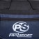 Sports bag with lightning, 3 outer pockets, black/blue color