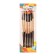 Set of brushes nylon 6 pieces: 2 round, 4 flat