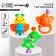 Set of rattles "Let's play", 3 pcs, crumb me