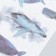 Stickers "Paring Whales" set 3 sheets 10x20 cm