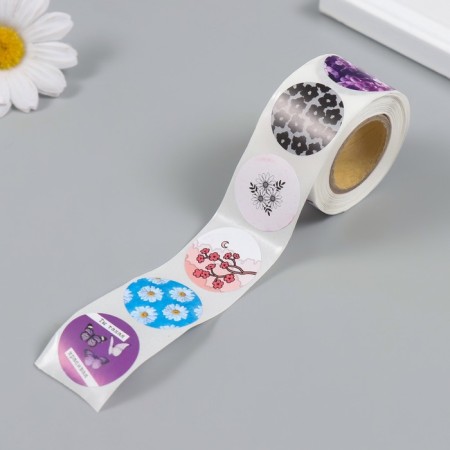 Stick Paper "Chamomile" d = 2.5 cm 252 pcs in roll-4