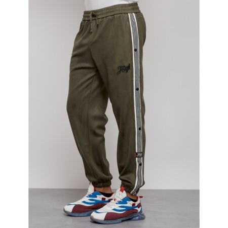 Joggers Sports Men, size 50, Khaki color-4