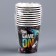 A one -time paper glass "Game", 250 ml