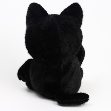 Soft toy "cat", 20 cm, black color-2