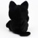 Soft toy "cat", 20 cm, black color