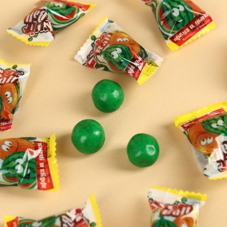 Chewing gum "for all occasions" with filling, taste: watermelon and melon, 50 g.-2
